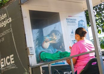 Realizan jornada de pruebas para COVID-19 en Cuscatancingo