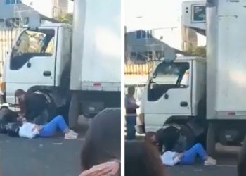 Microbús atropella a motociclista en el barrio San Jacinto, San Salvador