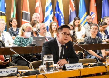 Diputado Carlos Hernández presenta avances en prevención de migración irregular en El Salvador en foro de la ONU
