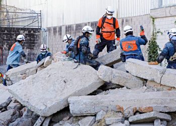 Equipos Tácticos de Protección Civil se capacitan para rescatar víctimas soterradas