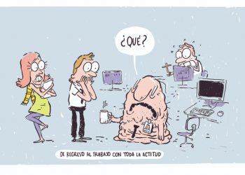 De regreso al trabajo con toda actitud