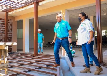 Casa comunal de Tecapán tiene un 95 % de avance