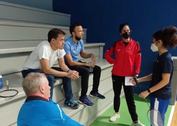 Fátima Centeno, de atleta a entrenadora de bádminton