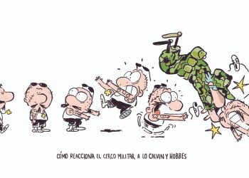 Cómo reacciona el cerco militar a lo Calvin y Hobbes