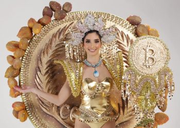 Desde el cacao hasta el bitcoin: así destacó el traje típico de Miss Universo El Salvador