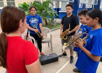 Inicia escuela de música en Pasaquina, La Unión