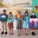 Niños expusieron obras de arte en casa de la cultura