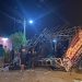 Dos lesionados del equipo técnico de la Orquesta Hermanos Flores al desmontar tarima en Pasaquina, La Unión