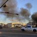 Avión comercial impactado en tierra durante tiroteos en ciudad mexicana de Culiacán