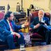 Vicepresidente Félix Ulloa expone Plan Control Territorial y reformas constitucionales a presidente de Senado de Chile