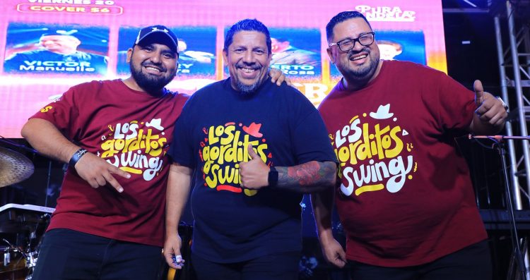 Los Gorditos Swing cumplen este 2023, ocho años de compartir la sacrosanta cumbia con su público. Foto: Sofía Mazariego.