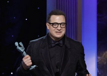 Brendan Fraser gana el premio a Mejor Actor en los SAG Awards 2023 y conmovió al público con su discurso