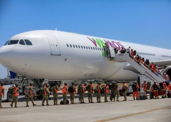 Grupo USAR llega a Turquía para apoyar con labores de búsqueda y rescate