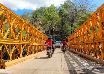 Obras Públicas entrega nuevo puente Los Mangos para beneficiar a familias de Sonsonate