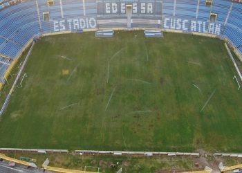 A una semana del juego entre Alianza y Philadelphia, por Concacaf, así está la cancha del Cuscatlán