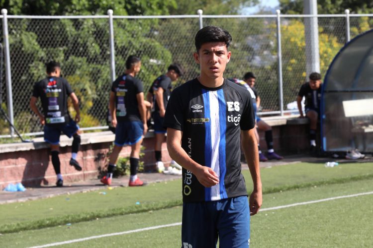 Juan Sánchez, delantero de la sub-22. Foto: Guillermo Martínez.