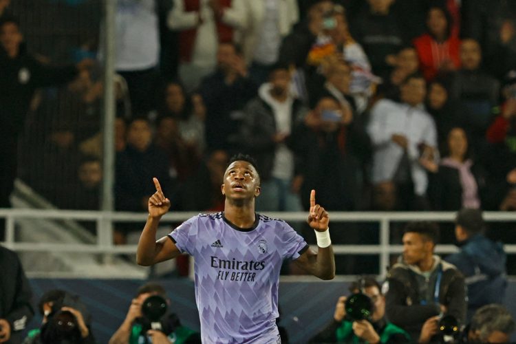 Vinicius se lesiona y será baja para el Real Madrid. Foto: AFP