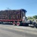 Muere mujer tras choque entre un camión liviano y una rastra en San Miguel