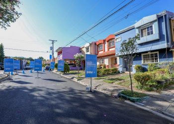 Entregan calles renovadas en Altos de la Pacífica, San Miguel