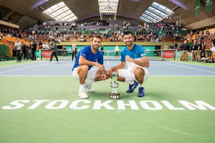 Marcelo Arévalo y Julien Rojer, jugarán este lunes en la primera ronda del Abierto Mexicano 2023. Foto/Facebook Marcelo Arévalo