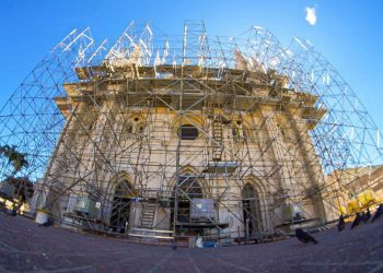 Iluminación de la Catedral de Santa Ana estará lista en Semana Santa