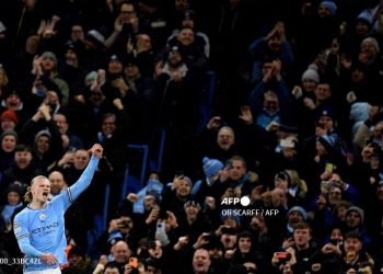 Haaland es el tercer jugador en anotar cinco goles en un partido de la Champions