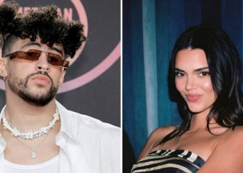 Captan beso entre Bad Bunny y Kendall Jenner y se aviva el rumor de una relación amorosa