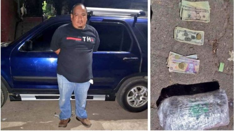 Félix Emilio Lima Guzmán capturado en Santa Ana. Fotos Fuerza Armada.