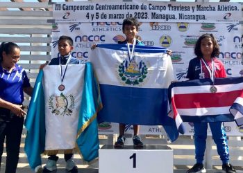 Salvadoreños ganaron un oro, una plata y un bronce en C.A. de Campo Traviesa