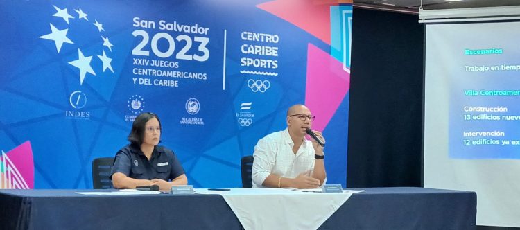 Yamil Bukele, presidente del COSSAN, brindó detalles de como avanza la organización de los Juegos San Salvador 2023. Foto/Diego García.