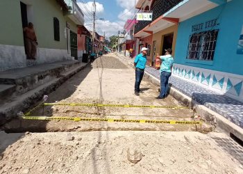Renuevan las calles de adoquín de San Rafael Cedros, Cuscatlán