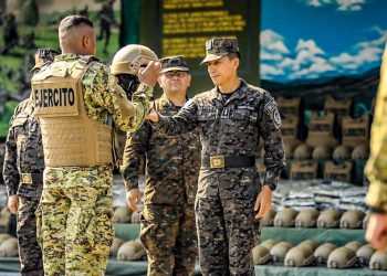 Entregan equipo de protección a elementos de la Fuerza Armada que ejecutan el Cerco Soyapango