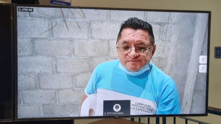 Catalino Miranda es procesado en los juzgados de San Salvador. Foto DES Juan Carlos Vásquez.