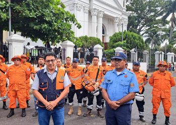 Autoridades de Gobierno verifican dispositivo de Seguridad que acompañará el Santo entierro en Sonsonate