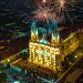 Inauguran proyecto de iluminación en Catedral de Santa Ana