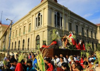Celebración de Domingo de Ramos en El Salvador fue en ambiente de seguridad