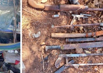 Desmantelan campamento clandestino de pandilleros que contaba con panel solar en Cabañas