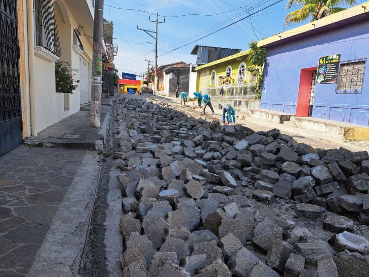 La reparación permite mantener el mismo diseño de las calles.