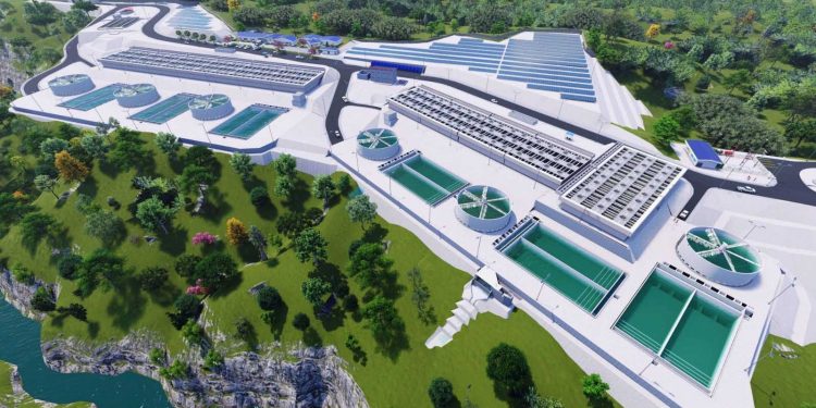 La planta tendrá tres tecnologías diferentes con una minicentral hidroeléctrica, fotovoltaico y biogás. Foto / Diario El Salvador.