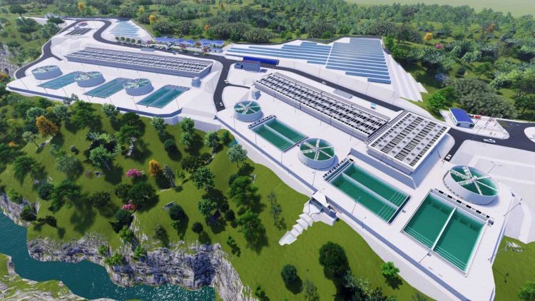 La planta tendrá tres tecnologías diferentes con una minicentral hidroeléctrica, fotovoltaico y biogás. Foto / Diario El Salvador.