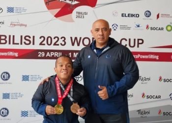 Herbert Aceituno gana medalla de oro en la Copa del Mundo de Parapowerlifting, en Tbilisi, Georgia