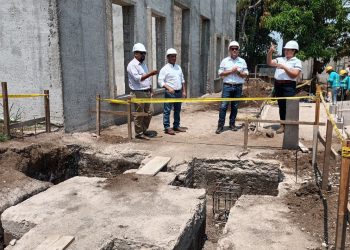 Trabajos en escuela de Chalchuapa, Santa Ana, tienen un avance del 70 %