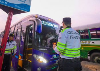 El transporte colectivo ha sido sancionado con 8,600 multas este año por faltas a la normativa vial
