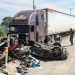 Accidente de rastra cerca de redondel Integración fue por imprudencia de conductor que iba a excesiva velocidad