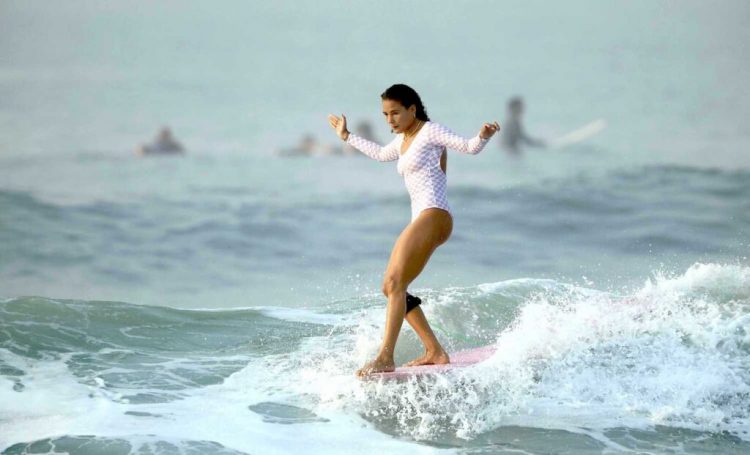La francesa Alice-Le-Moigne, es la actual campeona mundial en Longboard y quiere retener el título en el Sunzal. Fotos/INDES