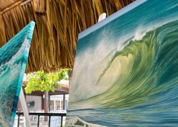 El arte salvadoreño está presente en el ISA World Longboard Surfing Championship