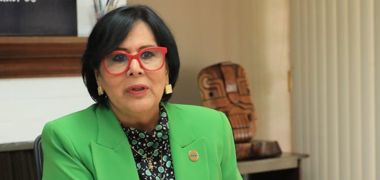 Trabajo en conjunto. La presidenta de Coexport, Silvia Cuéllar, aseguró que buscarán trabajar de la mano con la administración del presidente Bukele. / Foto: Diario El Salvador.