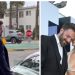 Captan a Ben Affleck aventando la puerta del carro a Jennifer Lopez