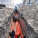 Avanza instalación del cableado subterráneo en el Centro Histórico de San Salvador