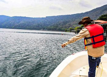 Medio Ambiente indica mejoría de las condiciones del lago de Coatepeque